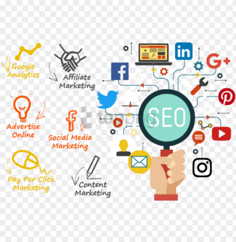 free digital marketing services image with - we offer a full range of digital marketing services PNG images with alpha transparency wide collection