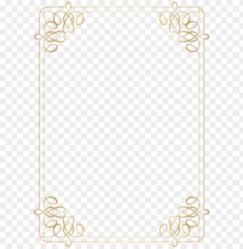 free download border frame gold clipart photo - clipart gold frame PNG Isolated Object with Clear Transparency