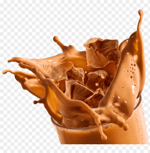 free download chocolate milk splash - cold coffee splash Transparent PNG images for graphic design