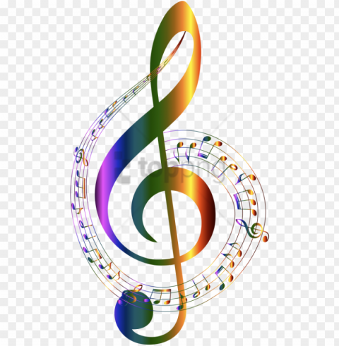 free download colorful music images background - background colorful music notes Isolated Artwork in Transparent PNG Format