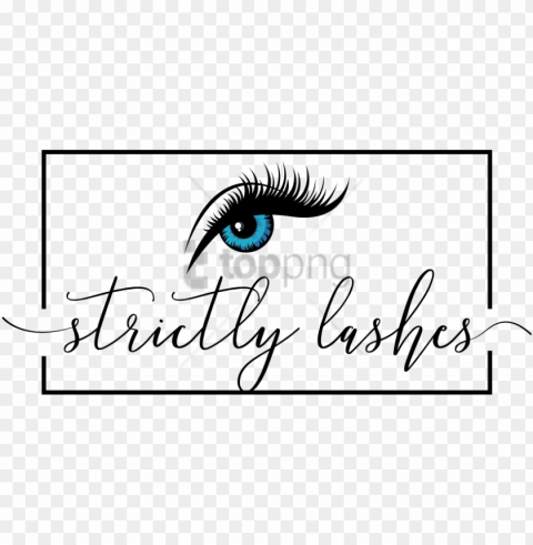 Free Png Download Eye With Lashes Vinyl Wall Art Size - Eyelash Extensions Alpha Channel PNGs