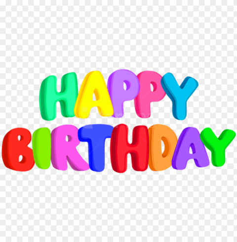 free happy birthday text images background - happy birthday Transparent PNG download