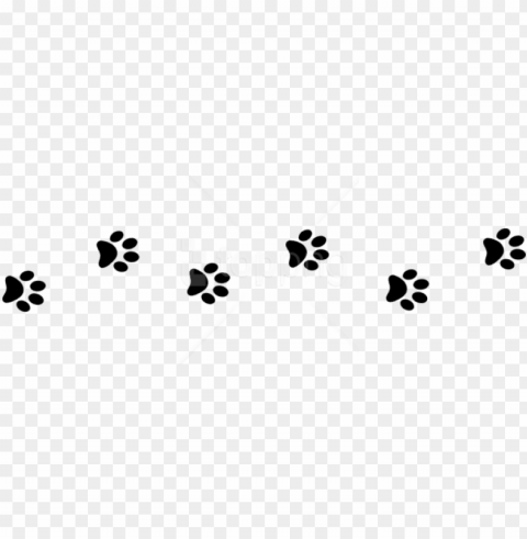 free download line of paw prints images background - transparent paw print trail PNG icons with transparency