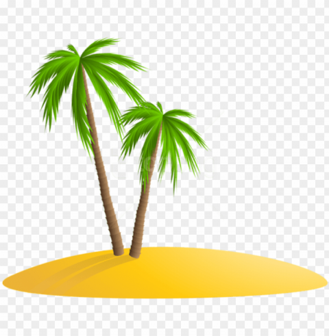 free download palm island images - island with palm tree Transparent Background Isolation in PNG Format