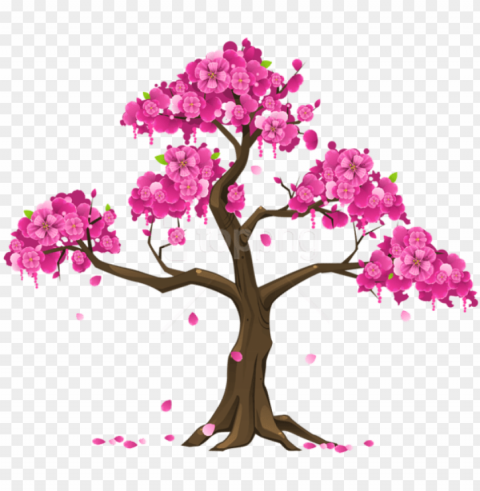 free download pink tree - cherry blossom tree clip art Transparent background PNG images comprehensive collection