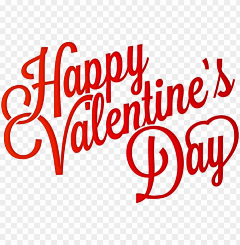 Free Download Red Happy Valentines Day Clip-art - Happy Valentine Day PNG Transparent Graphic