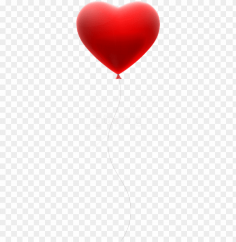 free download red heart balloon transparent - free clipart red heart balloo Clear Background PNG Isolated Graphic