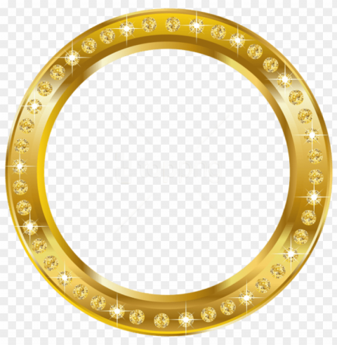 free download round frame border gold clipart - communist party usa 1917 HD transparent PNG