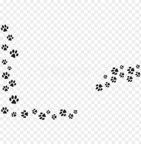free download series of paw prints images background - background paws Isolated Element on Transparent PNG