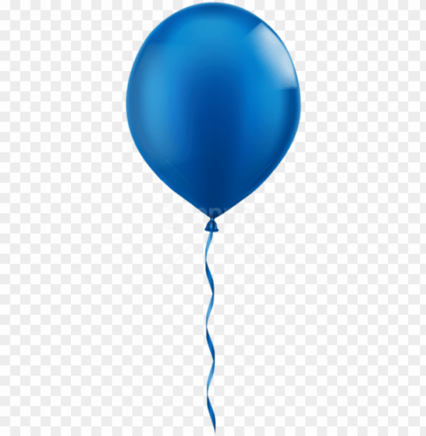 free download single blue balloon images background - blue balloon clip art Isolated Element on Transparent PNG