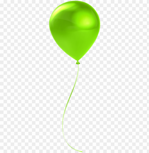free download single lime balloon - background green balloon Transparent art PNG