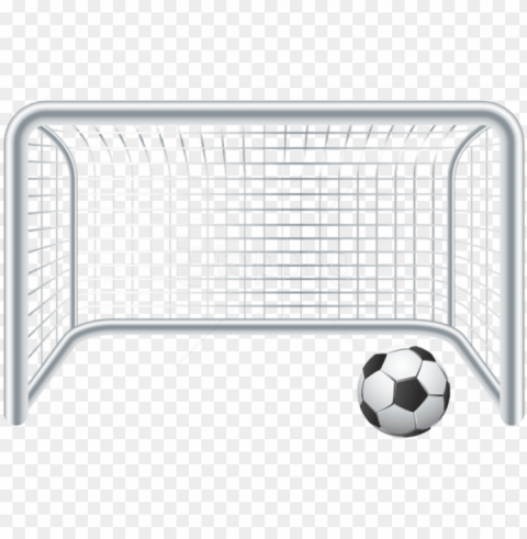 free download soccer ball and goal gate images - transparent background soccer goal clipart PNG Image with Isolated Element