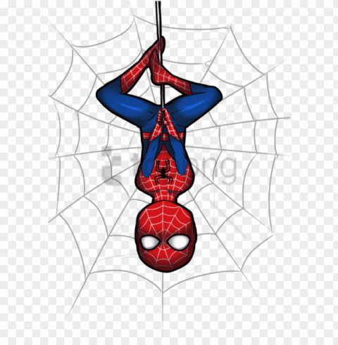 free download spiderman spider web images background - spider man cute Isolated Artwork in HighResolution PNG