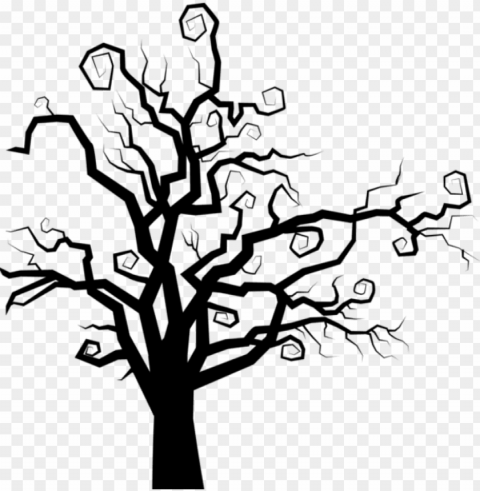 free download spooky tree silhouette - spooky tree silhouette PNG images with clear alpha channel