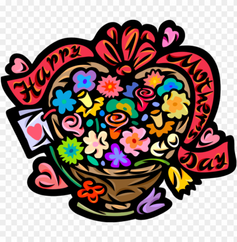  Download Vector Illustration Of Happy Mothers Free PNG