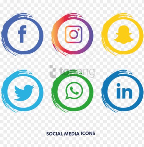 free facebook instagram whatsapp image with - background social media icons Transparent PNG Isolation of Item PNG transparent with Clear Background ID 56fdf46c