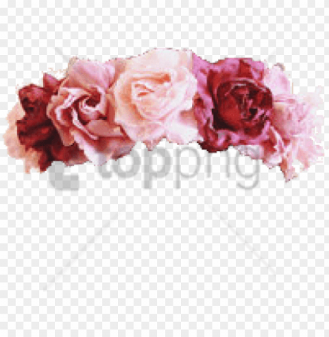 free flower crown overlay image - tumblr flower crow PNG transparent images for printing