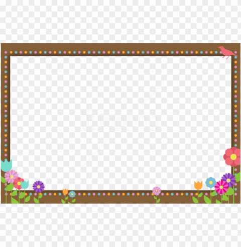Free Flowers Borders Images - Full Hd Photo Frame PNG Graphics With Transparent Backdrop
