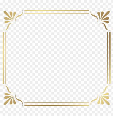 free gold border frame images - gold border free Isolated Element in HighResolution Transparent PNG