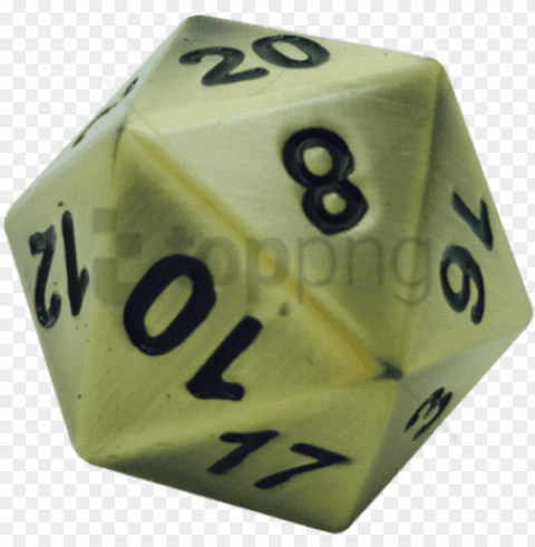 free gold dice image with - dice game Isolated Object with Transparent Background in PNG