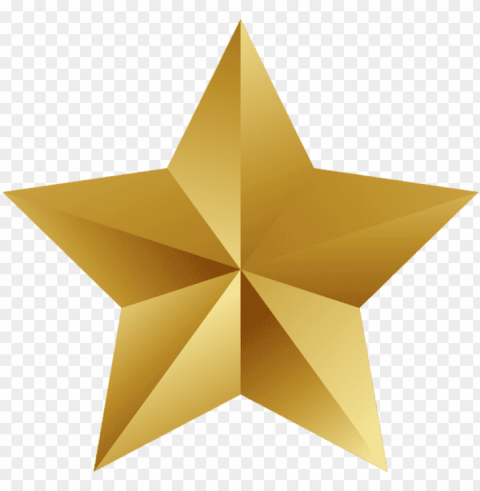 free golden star images - clear background star Transparent PNG pictures archive