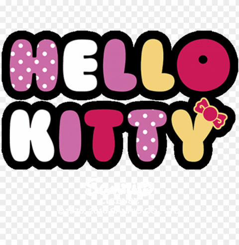 free hello kitty images - hello kitty logo Transparent PNG Isolated Artwork