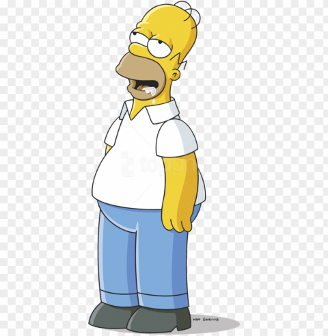 free homero images - homer simpson Transparent PNG Isolated Item with Detail