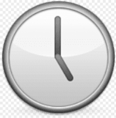 free ios emoji clock face five oclock images - horloge emoji PNG Image Isolated with Transparent Detail