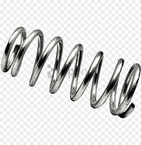 free metal spring coil image with transparent - metal spring PNG format with no background