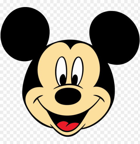 free mickey mouse head images transparent - mickey mouse face ClearCut Background Isolated PNG Art