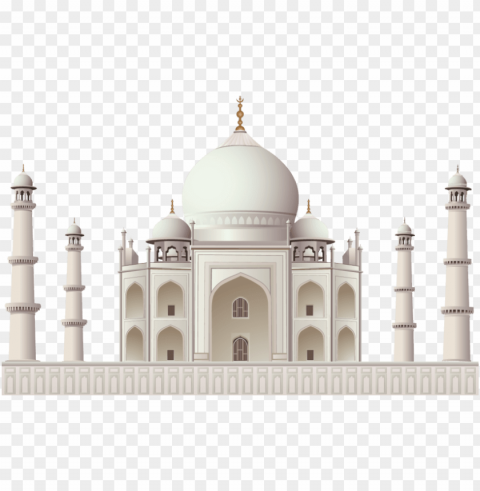 free mosque vector images transparent - taj mahal ClearCut PNG Isolated Graphic