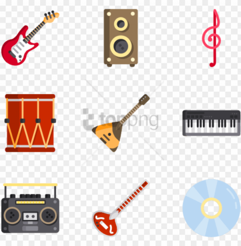 free music instruments icons - music instruments icon PNG images with transparent layering