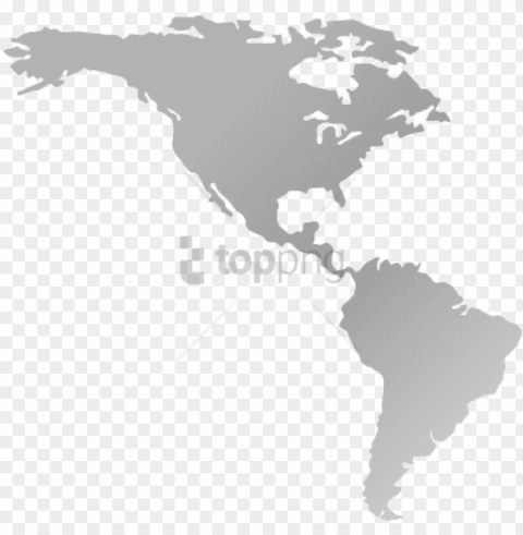 free north america and south america image - america continent map sv PNG with Isolated Transparency