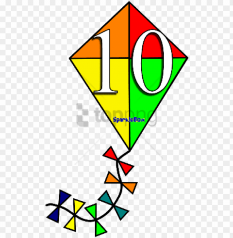 free number kites 10s to - number kites PNG transparent design diverse assortment