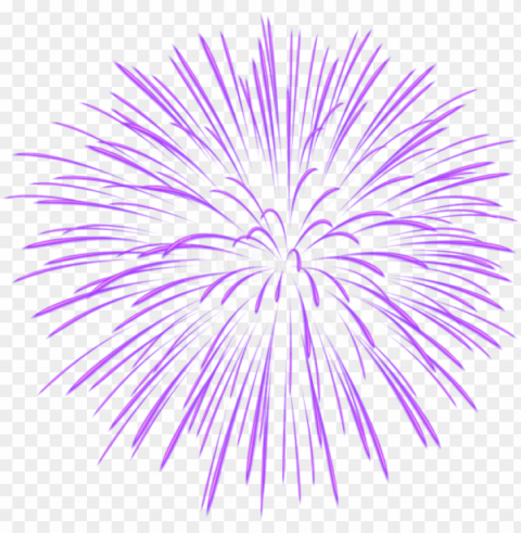 Free Purple Firework - Blue Fireworks Background Alpha Channel Transparent PNG