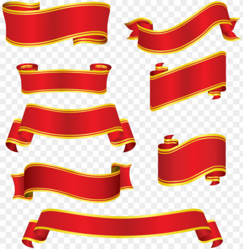 free red ribbon - ribbon PNG images transparent pack