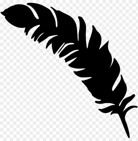 free simple feather silhouette transparent - feather silhouette PNG images with clear background