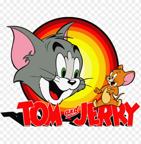free tom and jerry cartoon logo images - tom & jerry Isolated Item in Transparent PNG Format