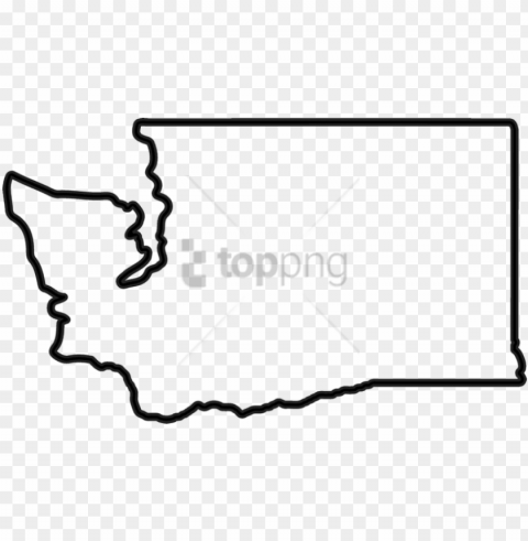 free washington state image with transparent - washington state outline sv PNG Isolated Subject with Transparency