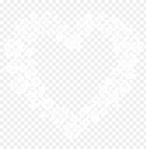 free white floral border frame images transparent PNG files with clear background bulk download