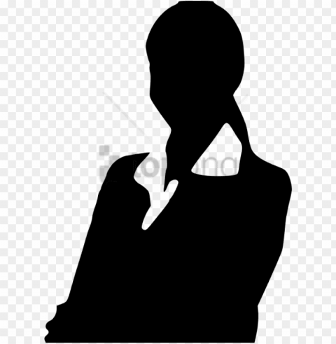  woman shadow image with transparent - professional woman silhouette PNG with no background for free