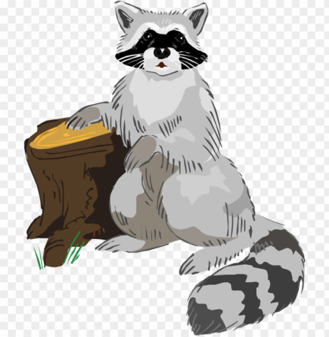 free raccoon clipart - raccoon clip art free Transparent Cutout PNG Isolated Element