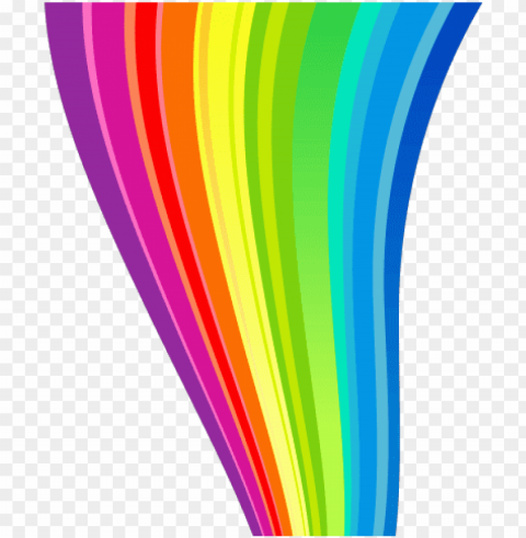 free rainbow clipart - desi Transparent PNG Isolated Graphic with Clarity