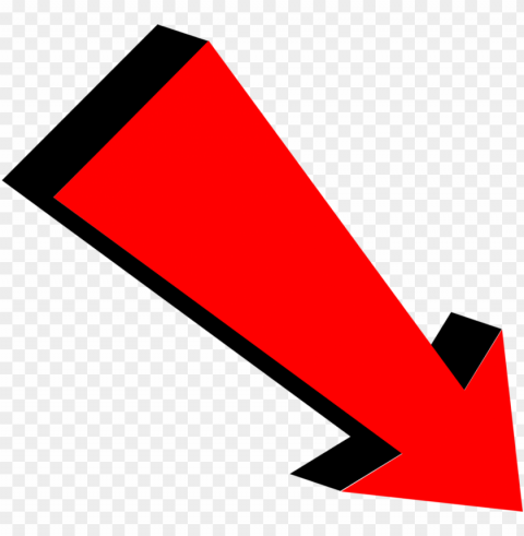 red down arrow PNG images with clear alpha channel