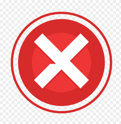 Free Round Cross X Red Icon PNG Images For Advertising