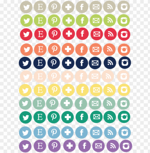 free social media icon sets - social media icons colorful PNG images with clear cutout PNG transparent with Clear Background ID 63b74d35