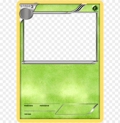 free stock bw grass stage card blank by the - green pokemon card template PNG images for websites