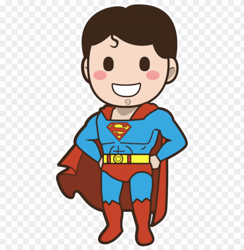 Free Superman Logo Clip Art - 超人 Q 版 PNG With Transparent Backdrop