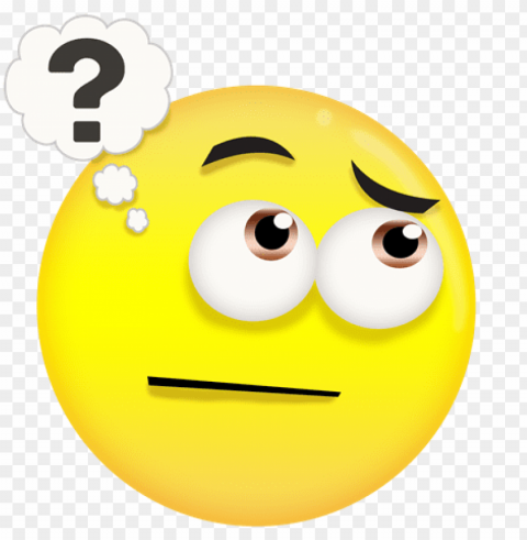free thinking emoji - emoji PNG images with cutout