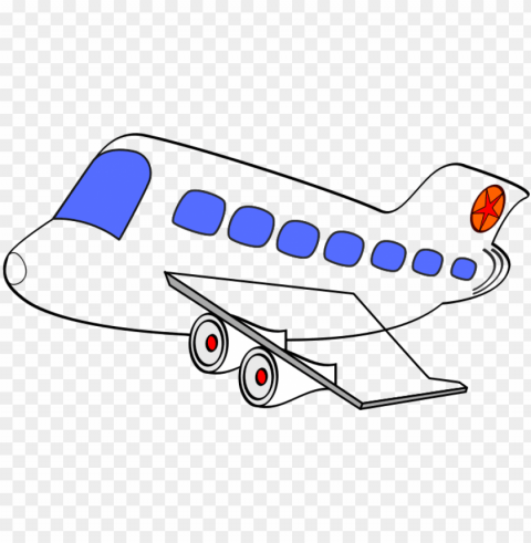  transport clipart - transparent background airplane cartoo PNG images with alpha transparency free
